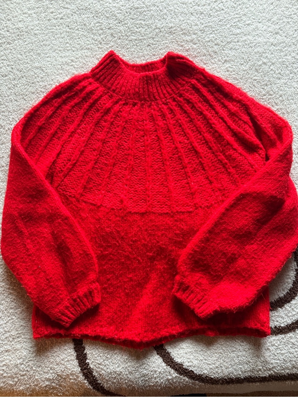Bright Red Mango Sweater Size S